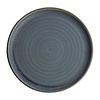 Olympia Canvas round plates with narrow edge | blue granite | 26.5Øcm | 6 pieces