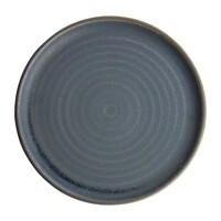 Canvas round plates with narrow edge | blue granite | 26.5Øcm | 6 pieces