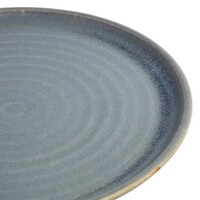 Canvas round plates with narrow edge | blue granite | 26.5Øcm | 6 pieces