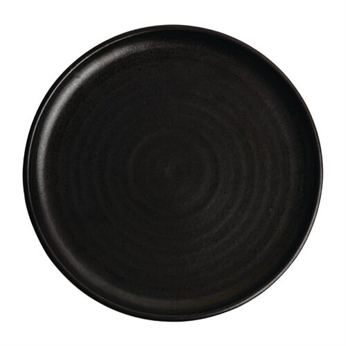  Olympia Canvas round plates with narrow edge | black | 26.5Øcm | 6 pieces 