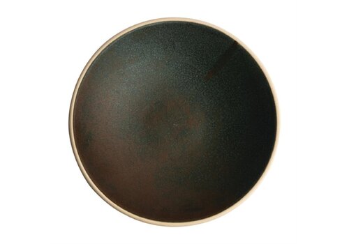  Olympia Canvas shallow bowls | dark green | 20Øcm | 6 pieces 
