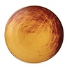 Olympia Canvas curved plates | rust orange | 27Øcm | 6 pieces