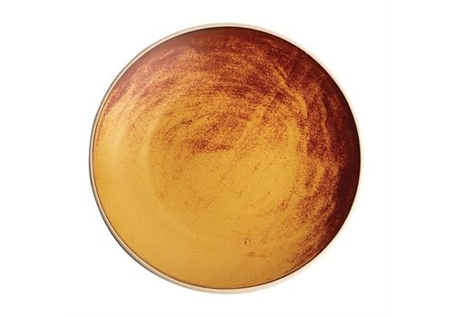  Olympia Plaques voûtées en toile | orange rouille | 27Øcm | 6 pièces 