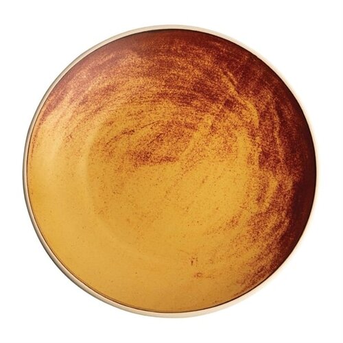  Olympia Plaques voûtées en toile | orange rouille | 27Øcm | 6 pièces 