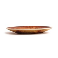 Canvas curved plates | rust orange | 27Øcm | 6 pieces