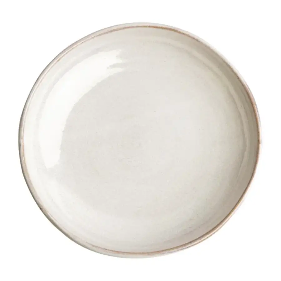 Assiettes creuses en toile | blanc | 23 cm | 6 pièces
