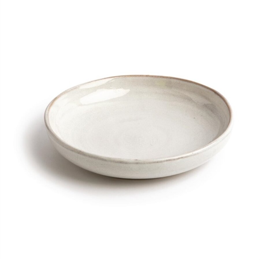 Assiettes creuses en toile | blanc | 23 cm | 6 pièces