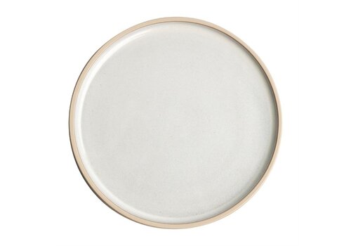  Olympia Assiettes rondes plates en toile | blanc | 18 cm | 6 pièces 