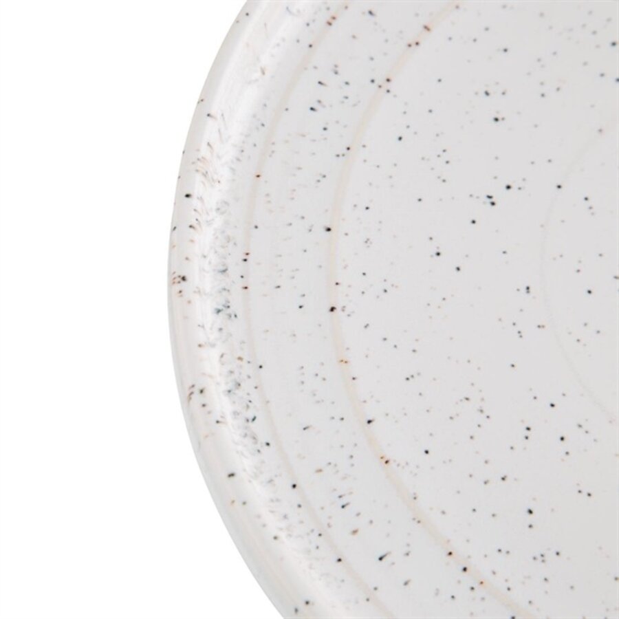 Assiettes rondes plates Cavolo | 22Øcm | blanc | 6 pièces
