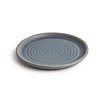 Olympia Assiettes rondes en toile à bord étroit | bleu | 18 cm | 6 pièces