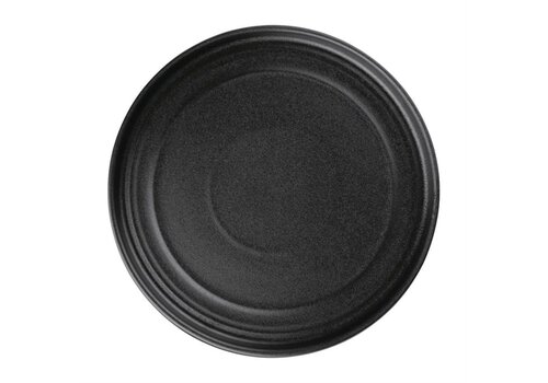 Olympia Cavolo flat round plates | 22cm | black | 4 pieces 