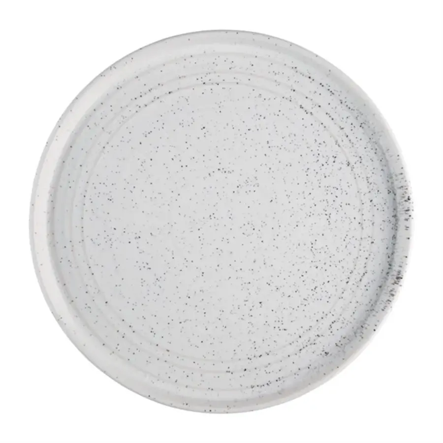 Cavolo flat round plates | 27Øcm | white | 4 pieces