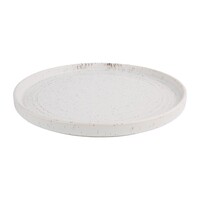 Cavolo platte ronde borden | 27Øcm | wit | 4 stuks