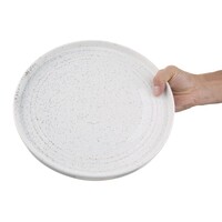 Cavolo flat round plates | 27Øcm | white | 4 pieces