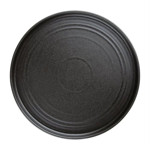  Olympia Cavolo flat round plates | 27Øcm | black | 4 pieces 