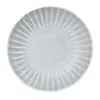 Olympia Plats coupés en Corallite | Gris béton | 22(Ø)cmx5(h)cm | 6 pièces