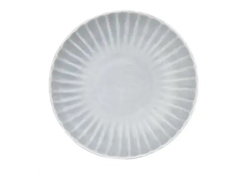  Olympia Plats coupés en Corallite | Gris béton | 22(Ø)cmx5(h)cm | 6 pièces 