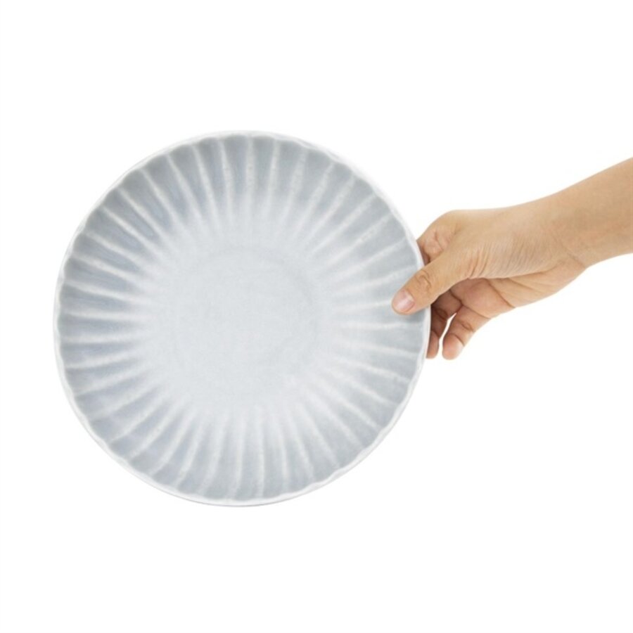 Corallite coupe dishes | Concrete grey | 22(Ø)cmx5(h)cm | 6 pieces