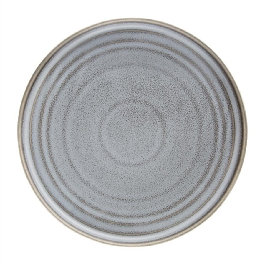 Assiettes rondes plates Cavolo | Ø27cm | gris | 4 pièces