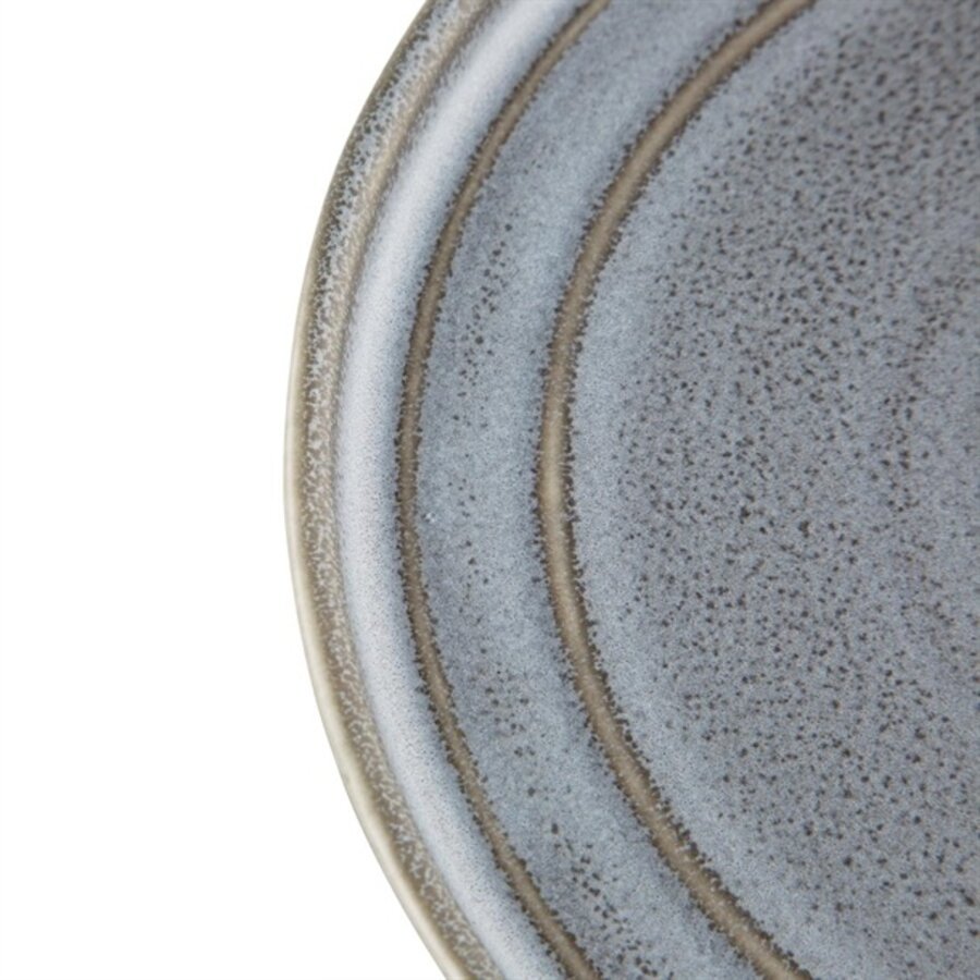 Assiettes rondes plates Cavolo | Ø27cm | gris | 4 pièces