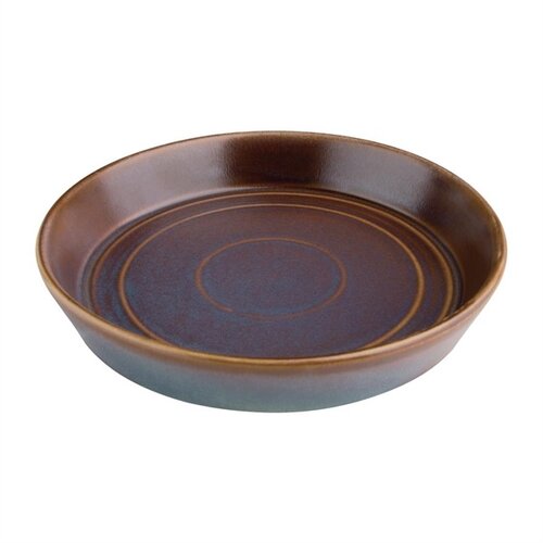  Olympia Cavolo flat round deep plates | Ø22cm | iridescent | 4 pieces 