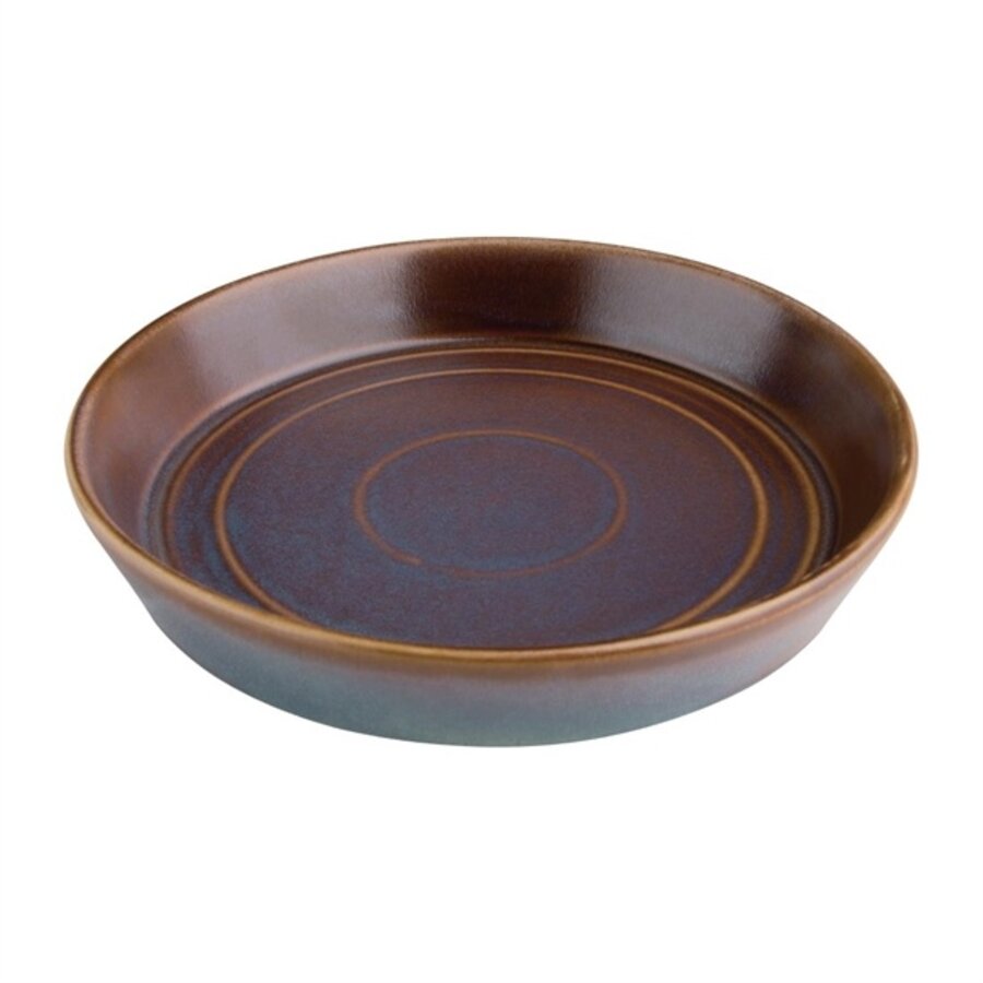 Assiettes plates rondes et profondes Cavolo | Ø22cm | irisé | 4 pièces
