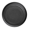 Olympia Assiettes rondes plates Cavolo | Ø18cm noir | 4 pièces
