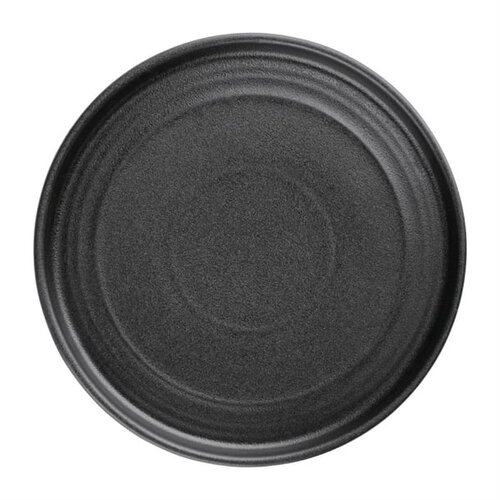  Olympia Cavolo flat round plates | Ø18cm black | 4 pieces 