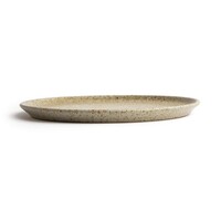 Assiettes rondes en toile à bord étroit | crème | 26,5 cm | 6 pièces