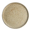Olympia Canvas ronde borden met smalle rand | crème | 26,5  cm | 6 stuks