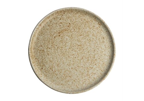  Olympia Canvas round plates with narrow edge | cream | 26.5cm | 6 pieces 