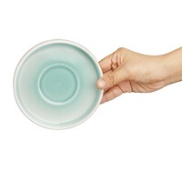 Plats fondants | vert menthe | Ø135mm | 6 pièces