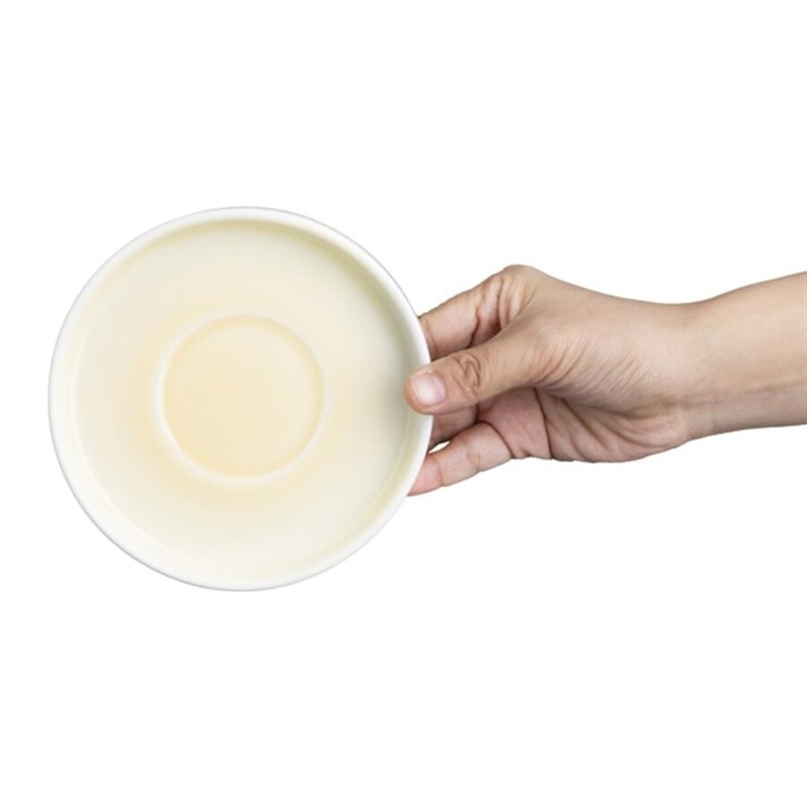 Plats fondants | jaune citron | Ø135mm | 6 pièces