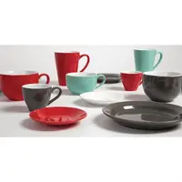 Cafe coffee cups | aqua | 23cl | 12 pieces