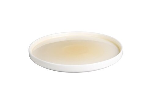  Olympia Fondant plates | lemon yellow | Ø270mm | 4 pieces 