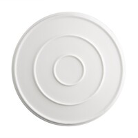 Fondant plates | lemon yellow | Ø270mm | 4 pieces