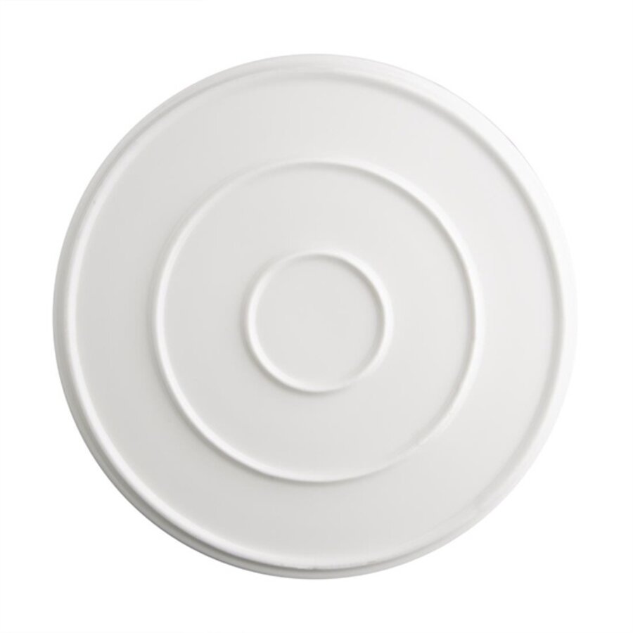 Assiettes à fondant | jaune citron | Ø270mm | 4 pièces