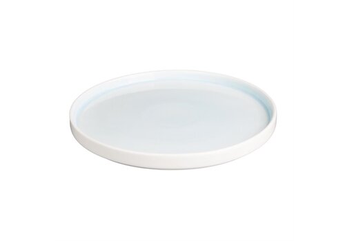  Olympia Assiettes à fondant | bleu aqua | Ø270mm | 4 pièces 