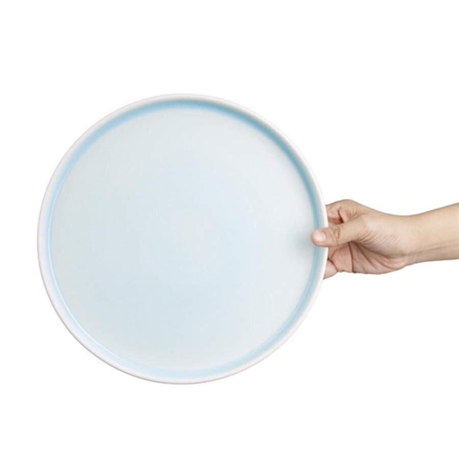 Assiettes à fondant | bleu aqua | Ø270mm | 4 pièces