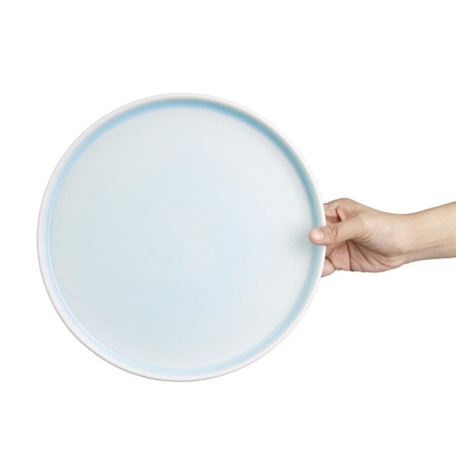 Fondant plates | aqua blue | Ø270mm | 4 pieces