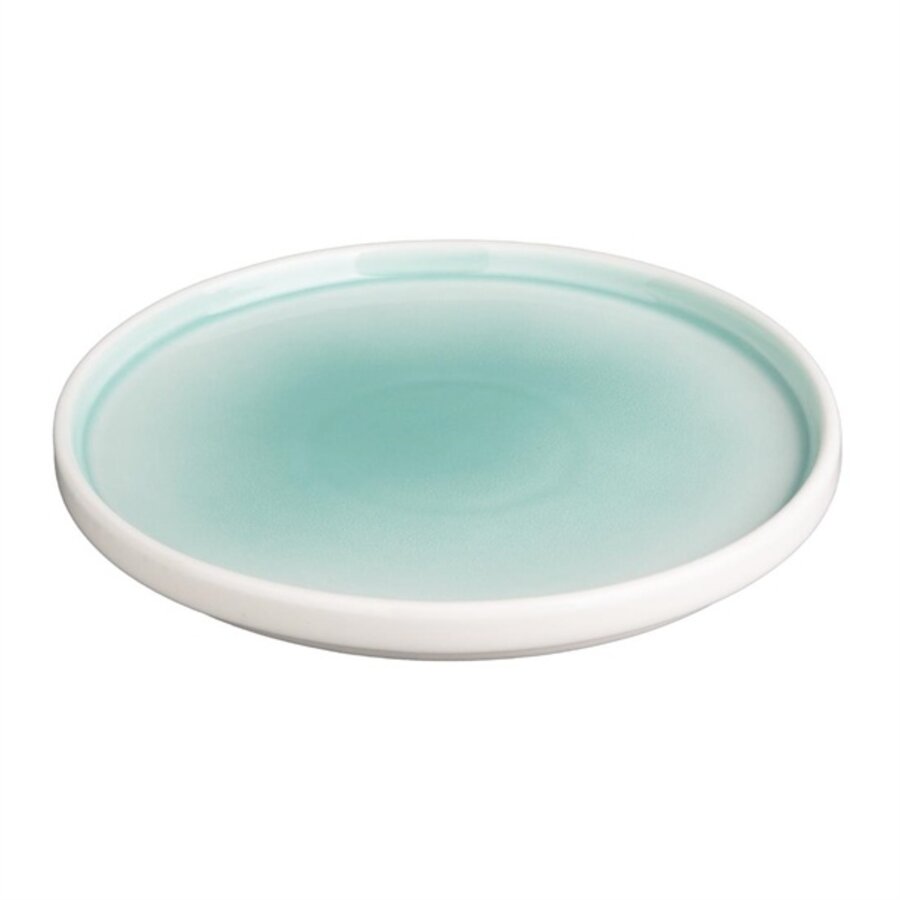 Fondant borden | mint groen | Ø215mm | 6 stuks