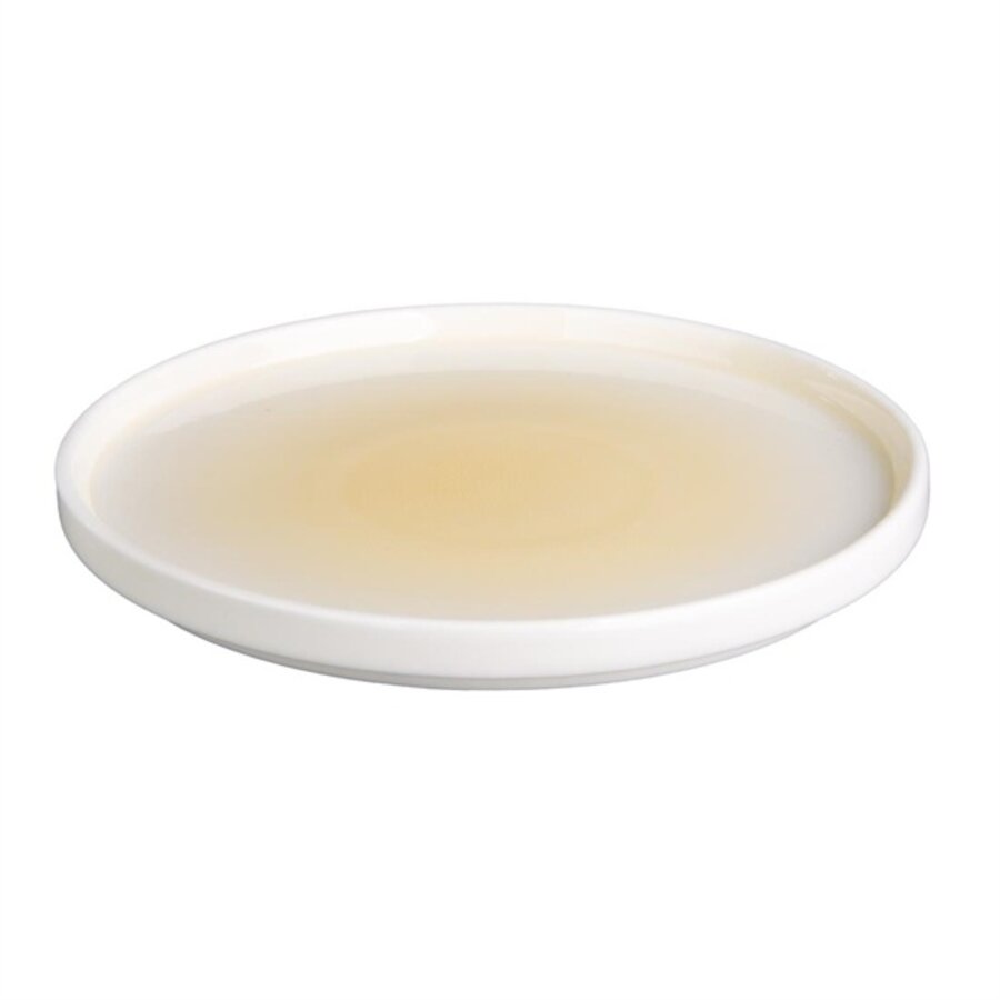 Fondant plates | lemon yellow | Ø215mm | 6 pieces