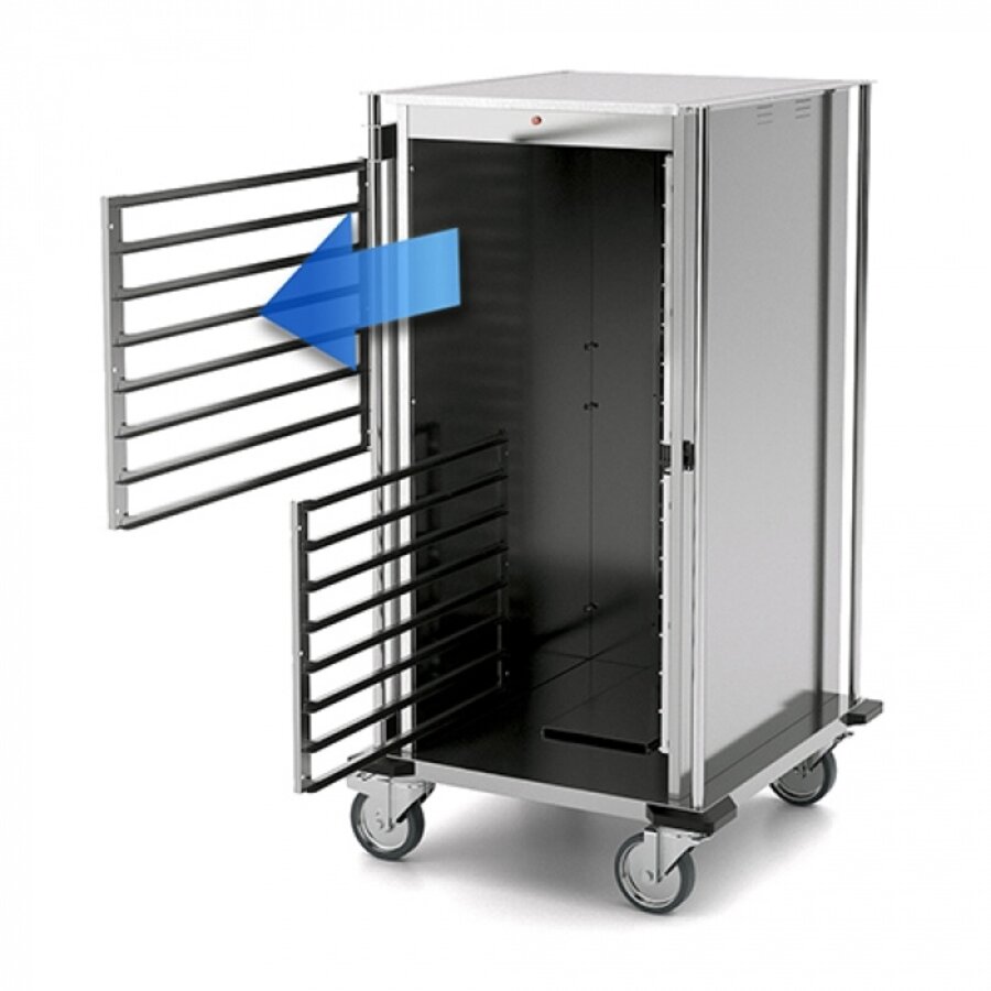 Warming trolley | GN 2/1 | 81.5x89.8x (h) 157 cm