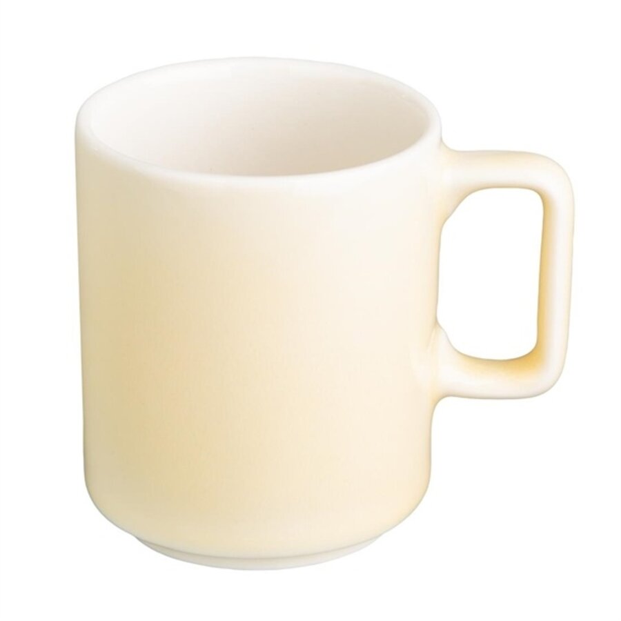 Fondantbecher | zitronengelb | 170 ml | 6 Stück