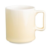 Fondantbecher | zitronengelb | 230 ml | 6 Stück