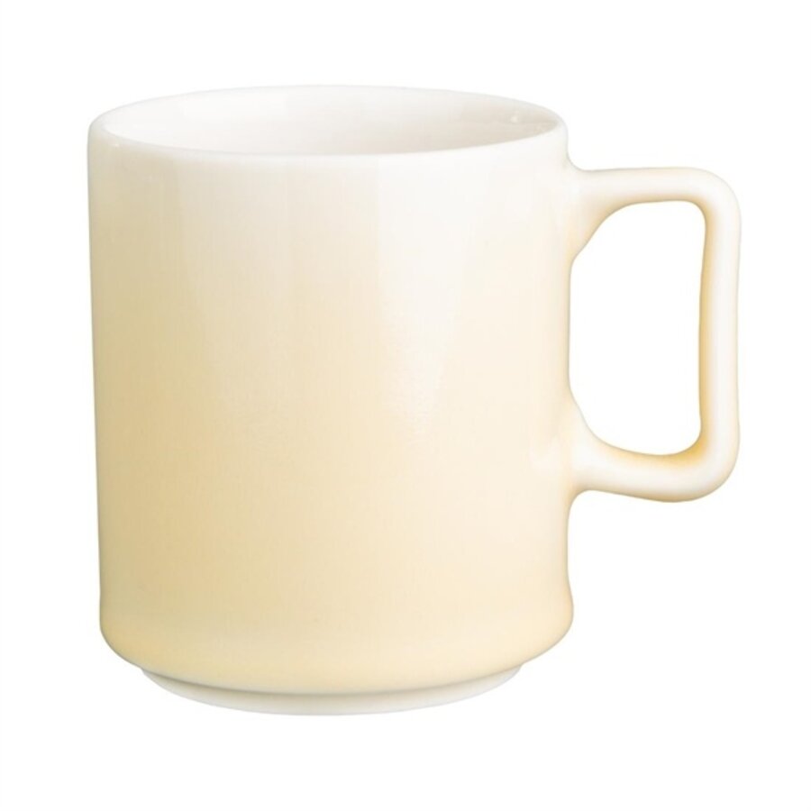 Fondantbecher | zitronengelb | 230 ml | 6 Stück