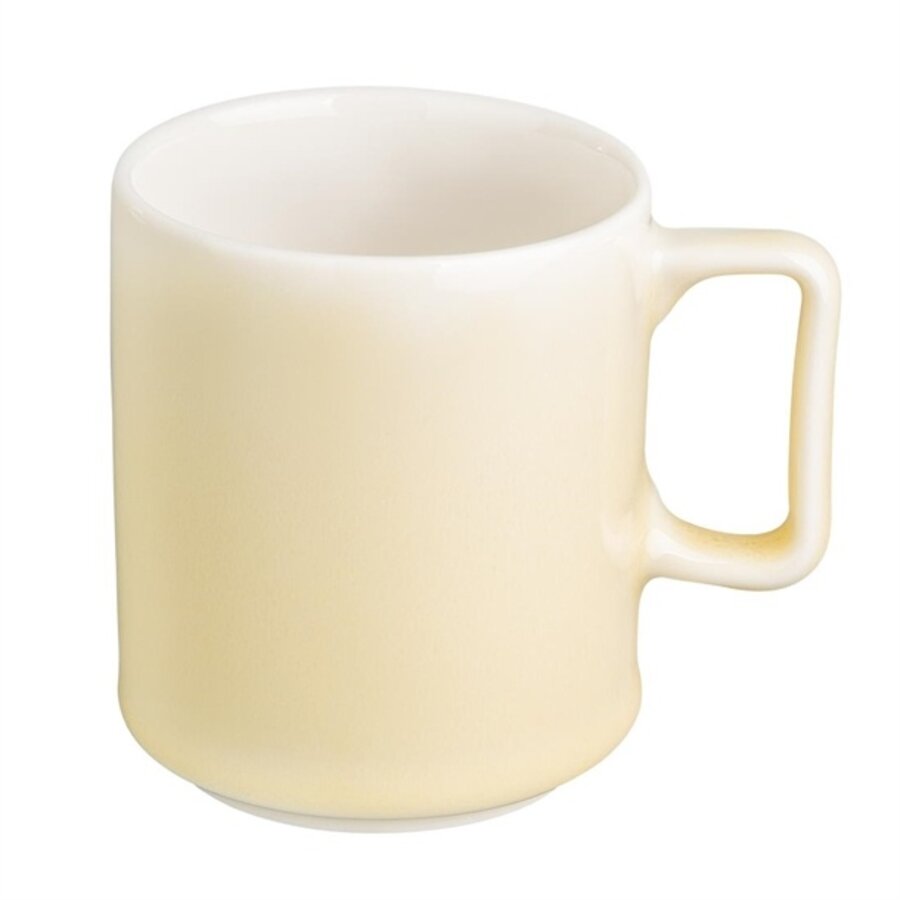 Fondantbecher | zitronengelb | 230 ml | 6 Stück