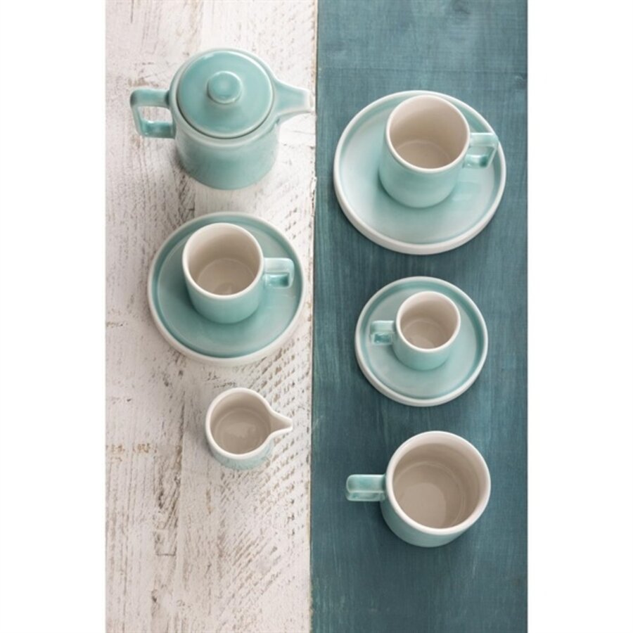 Fondant cups | mint green | 170ml | 6 pieces