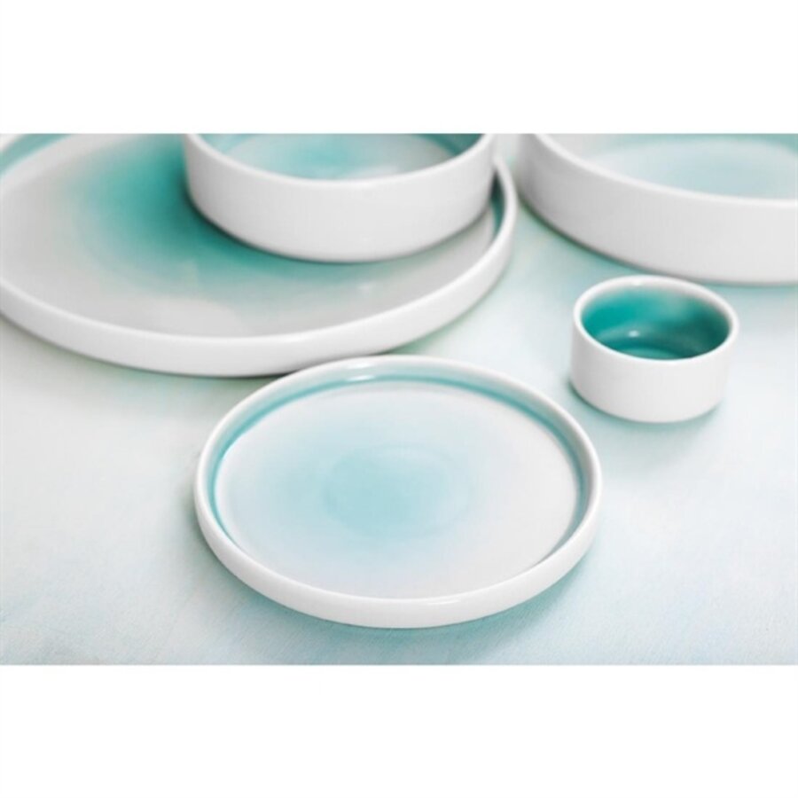 Fondant dishes | mint green | Ø15.2cm | 6 pieces