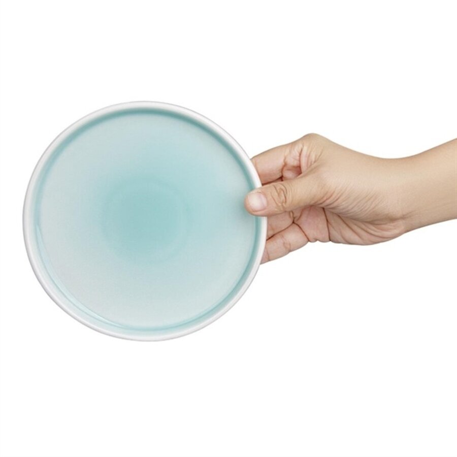 Plats fondants | vert menthe | Ø15,2cm | 6 pièces